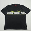 Puma Men's Black T-Shirt – Size XL, Brand Department Type Style, Regular Fit