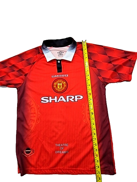 Umbro 1995 Vintage Red Diamond Football Shirt Men's L Polo