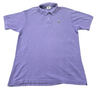 Lacoste Men's Purple Polo Shirt – Size L, Short Sleeve, Cotton