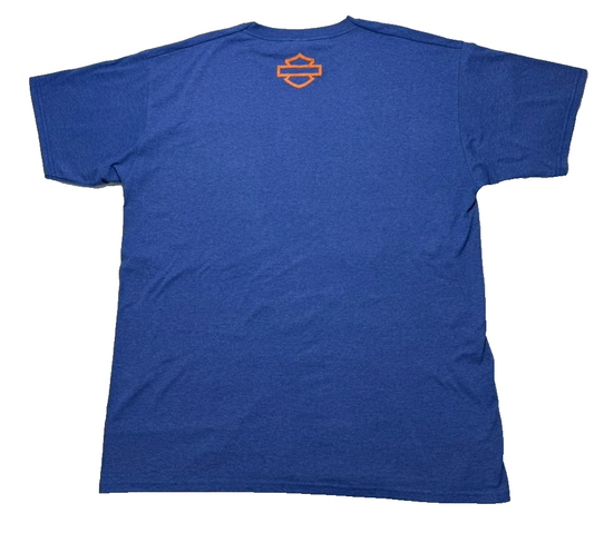 Harley-Davidson Morzine-Avoriaz "Harley Days" Event T-Shirt Blue Fruit Of Loom