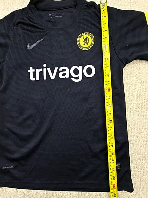 Nike Men's Black Chelsea FC Training Jersey Dri-FIT Short Sleeve