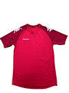 Kappa Men's Red T-Shirt – Size XL, Logo, Colorblock
