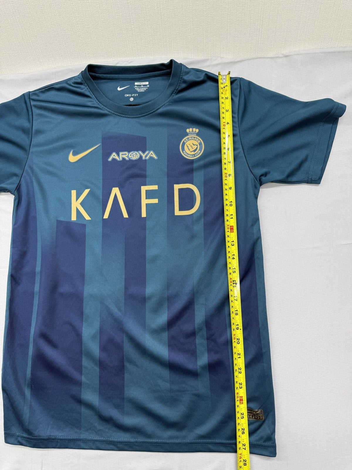 Nike Al Rayyan SC Teal Blue Dri-FIT Slim Fit XL Jersey