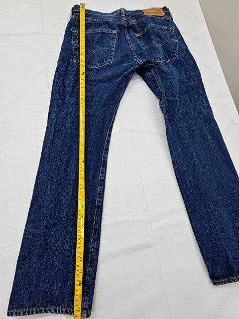 Levi's 501 Original Fit Men's Dark Blue Denim Jeans W31 L30