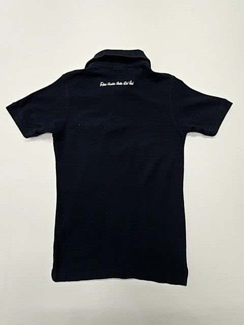UMBRO Men Black Polo Shirt Logo Waffle Knit Size XS EU Italy Condition