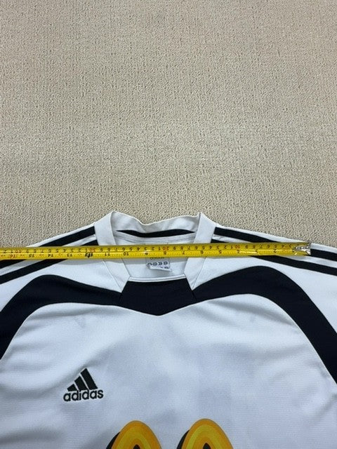 Adidas Men's White Soccer Jersey Size L Regular Thailand