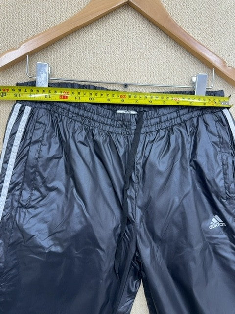 Adidas Unisex Black 3-Stripes Track Pants Size L