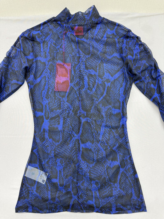 Hugo Boss Women's Blue Blouse – Size S, Long Sleeve