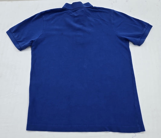 Kappa Men's Navy Polo Shirt – Size M, Short Sleeve, Cotton