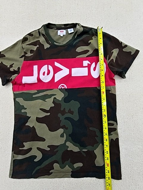 Levi's Men's Camo T-Shirt Size M Regular Fit Cotton Crew Neck
