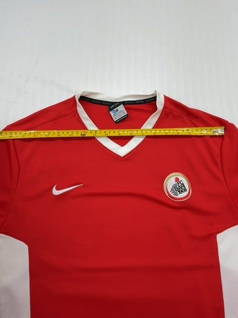 Nike Men's Red/White Soccer Jersey XL Dri-FIT