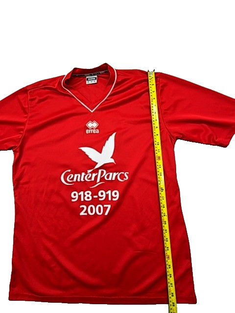 ErreàMen's Red V-Neck Sports Jersey XXL 2007 Polyester