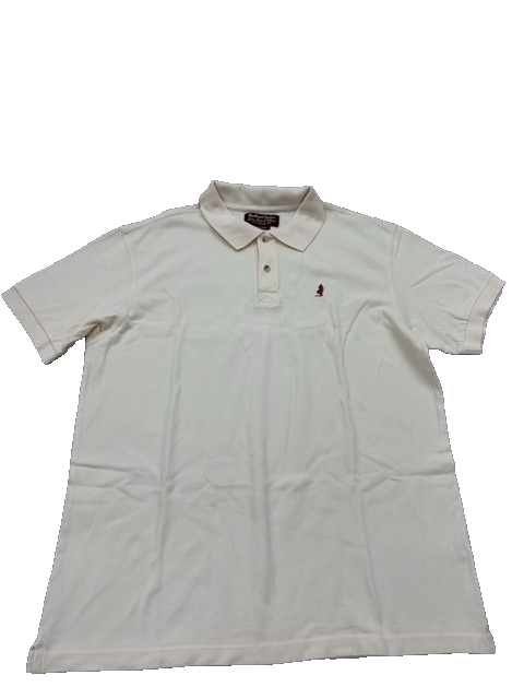 Marlboro Classics Men's White Polo Shirt – Size XL, Short Sleeve, Cotton – Ref DD3DC