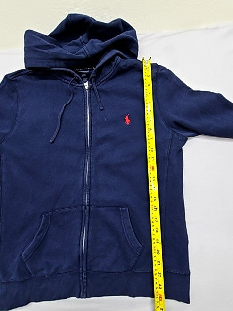 Ralph Lauren Men's Navy Fleece Pullover Hoodie XL