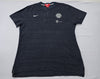 Nike Men's Gray Polo Shirt – Size XL, Striped, Short Sleeve