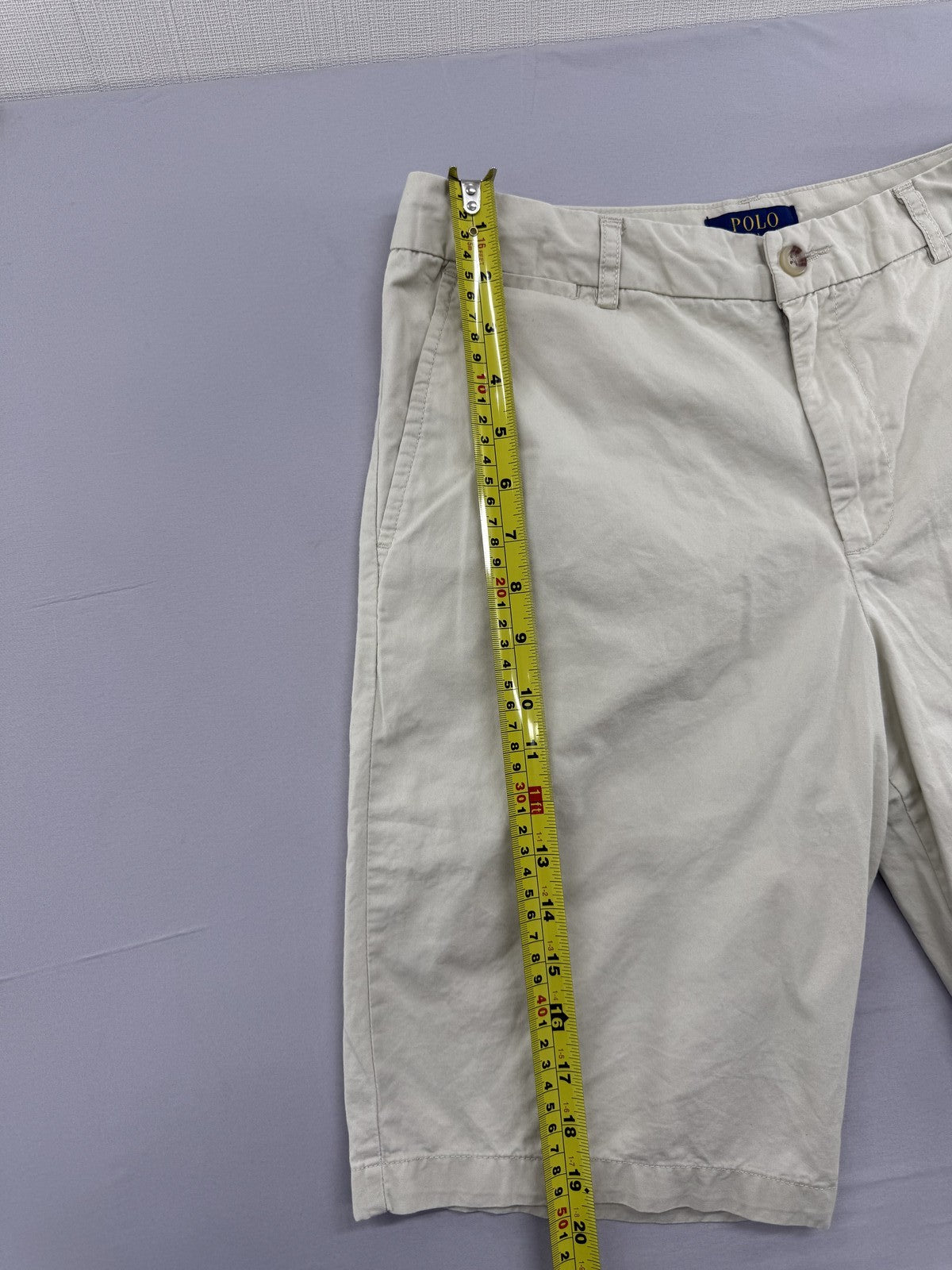 Polo Ralph Lauren Khaki Chino Shorts Size 20 Stretch Classic Fit