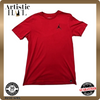 Jordan Men's Red T-Shirt – Size S, Short Sleeve, Cotton