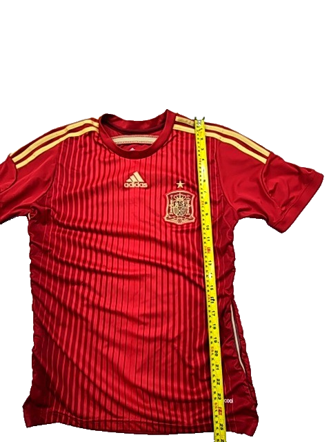 Adidas Spain National Team Red M Jersey Climacool Short Sleeve