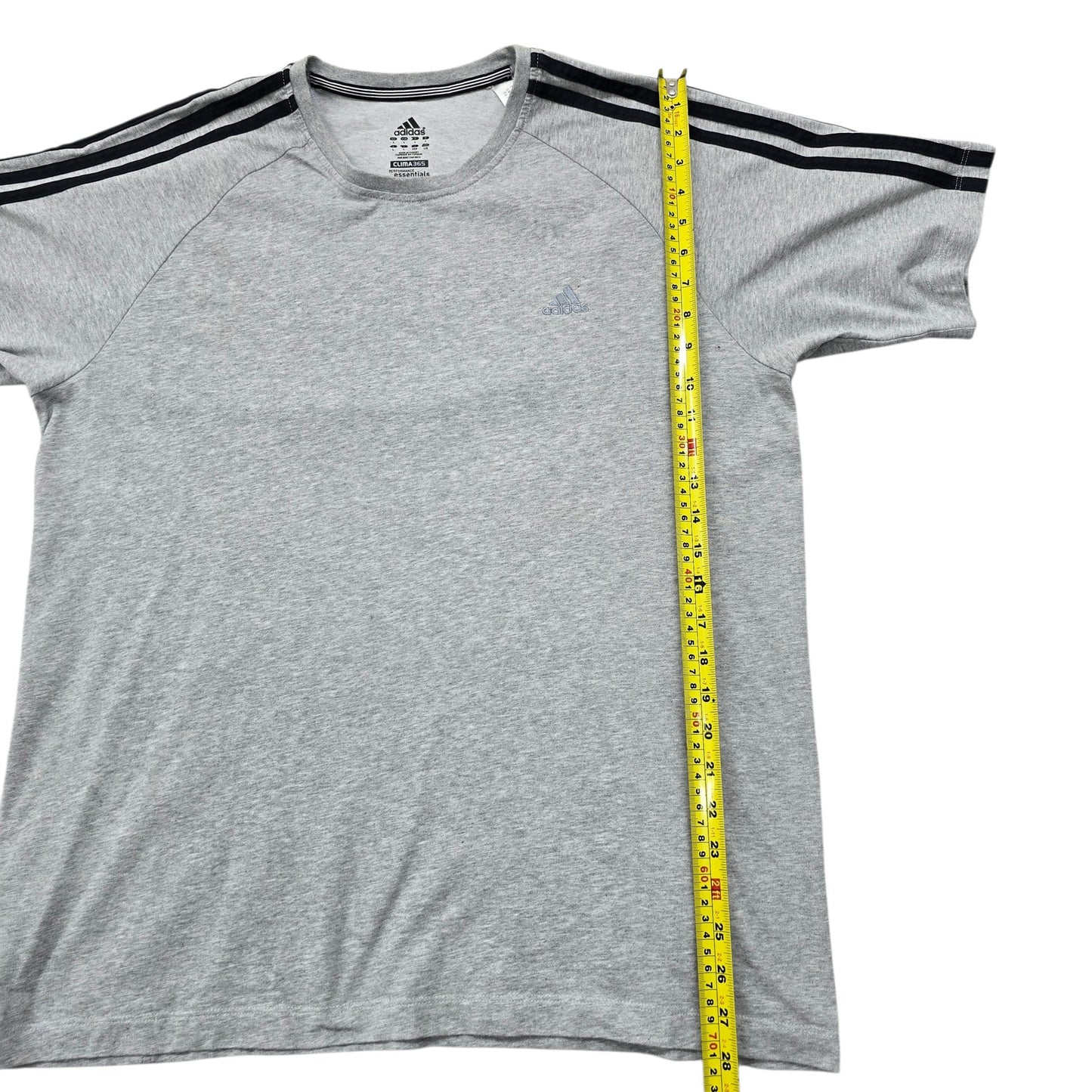Adidas Men's Grey Clima365 Running T-Shirt Size L Moisture Wicking