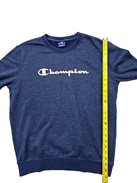 Champion Navy Crewneck Sweatshirt Men's Size M Cotton