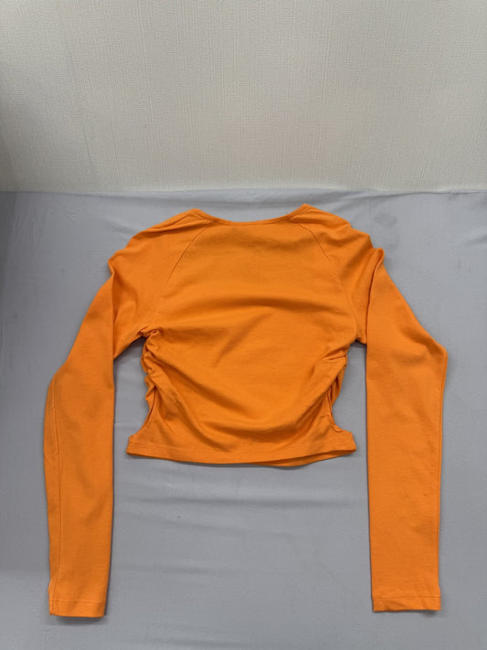 Milk It Women's Orange Top – Size 10, Long Sleeve