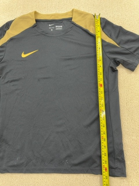 Nike Men's Navy/Gold Dri-FIT Jersey Slim Fit Short Sleeve