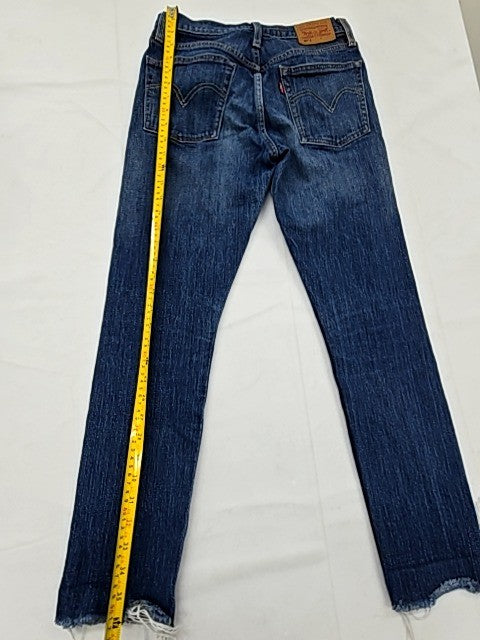 Levi's 501 Original Fit Straight Leg Women's XXL Medium Blue Jeans