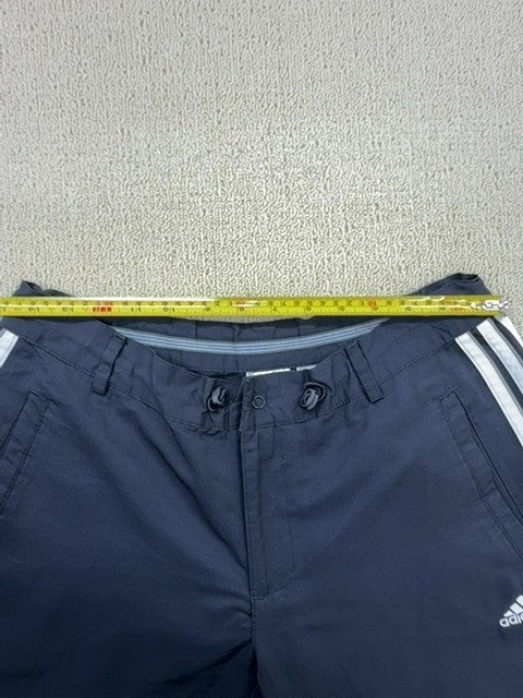 Adidas Men's Grey Track Pants M Regular Fit 3-Stripes