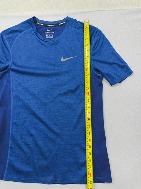 Nike Men's S Blue Dri-FIT Running T-Shirt Short Sleeve