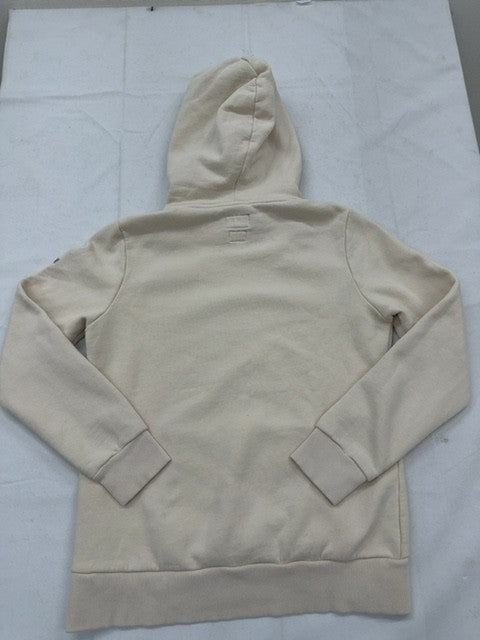 Superdry Men's Large Cream Graphic Hoodie New York Cotton Blend