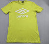 Umbro Men's Yellow T-Shirt – Size M, Neon Brand Department Type, Graphic
