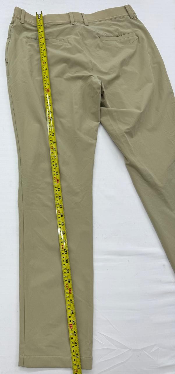 Nike Men's Khaki Straight Flat Front Pants 36x34 FD562-250