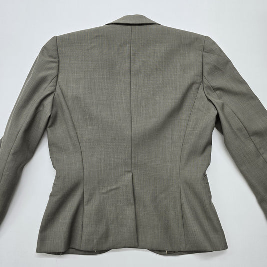 Calvin Klein Women Gray Blazer size 2 product image 2