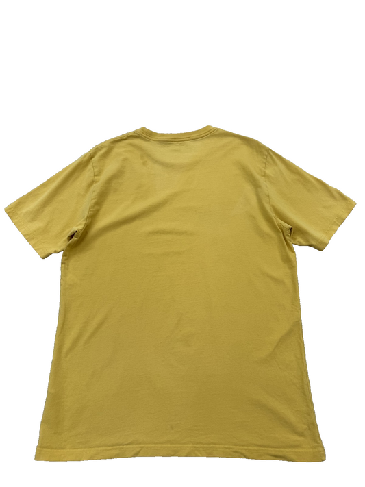 Carhartt Men's Yellow Short Sleeve T-Shirt Size M Work In Progress