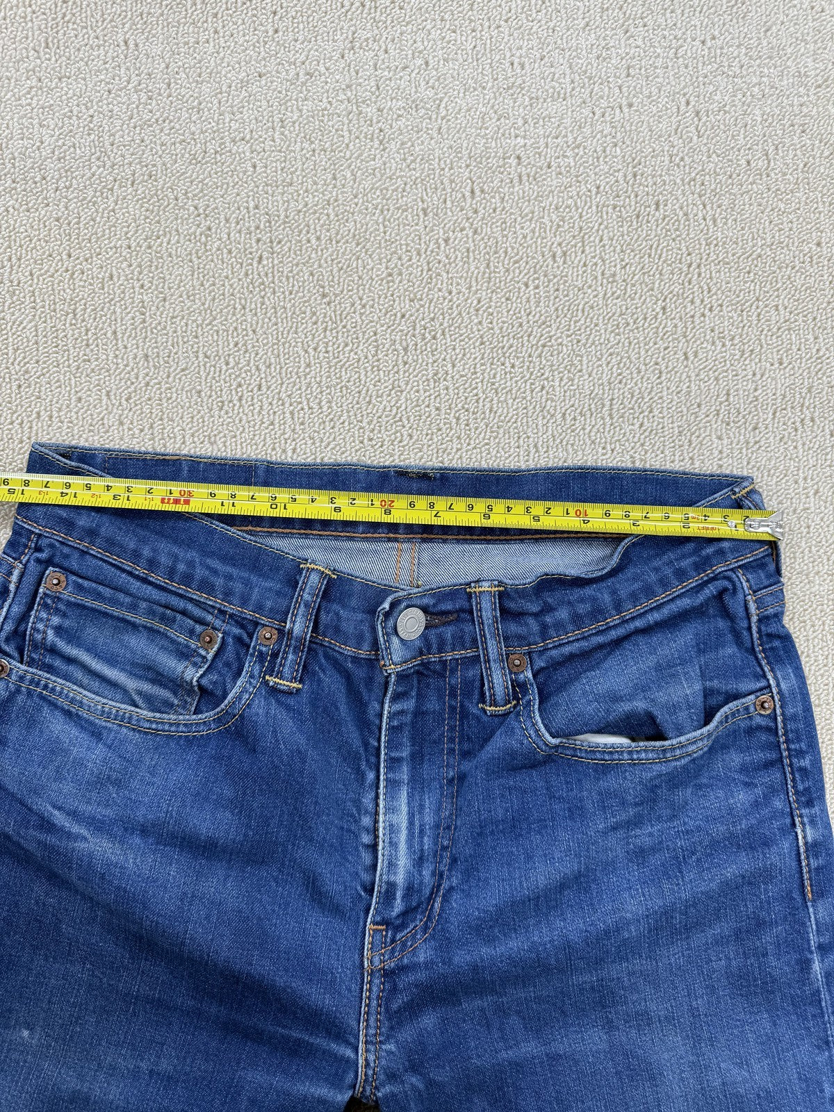 Levi's 512 Slim Taper Jeans Men 31x32 Blue Vintage Medium Wash