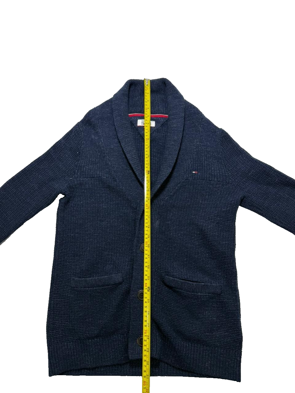 Tommy-Hilfiger Denim Cardigan Dark Blue