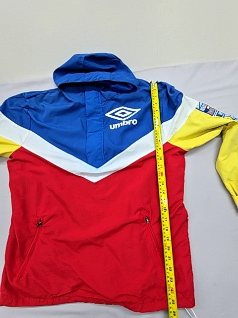 Umbro Multicolor Polyamide Hooded Color Block Jacket M Unisex
