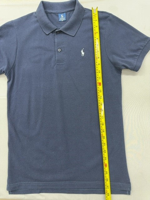Polo Ralph Lauren Navy Polo Shirt Men M Short Sleeve Cotton