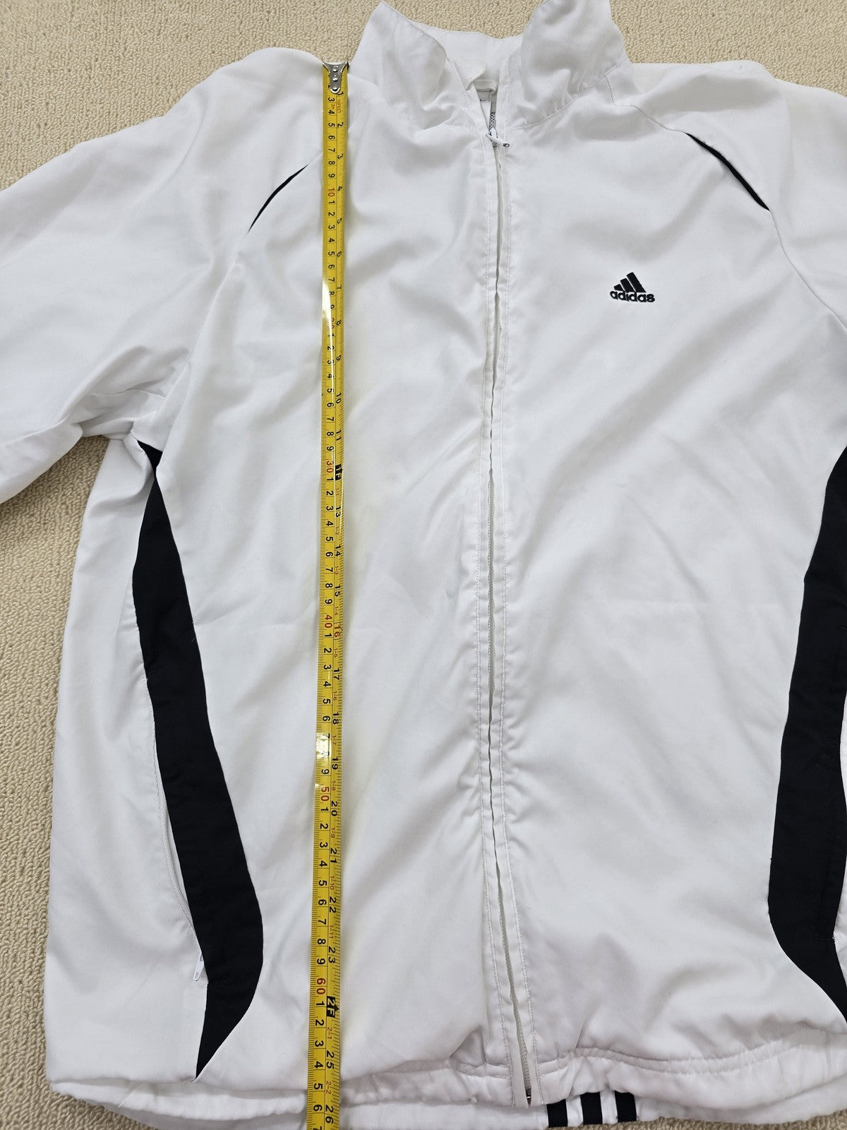 Adidas Men's Track Jacket White Climacool Mesh Polyester M