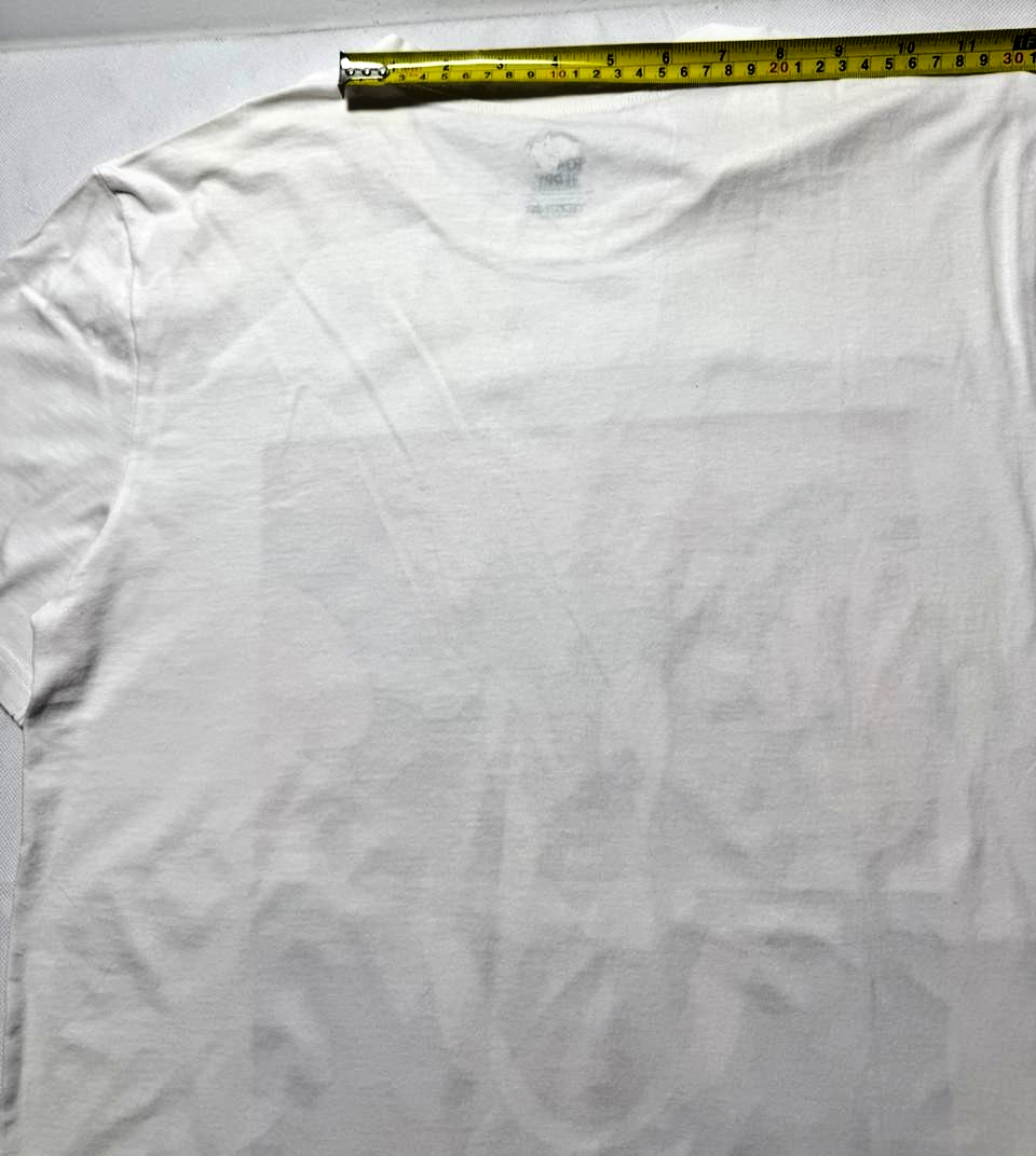 Tezenis White Tom & Jerry Graphic Tee, Crew Neck Short Sleeve - Size M