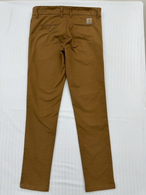 Carhartt Men's Brown Relaxed Straight Work Pants 29x32