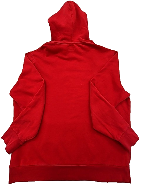Levi's Men's Red Hoodie – Size XL, Relaxed Fit, Pullover