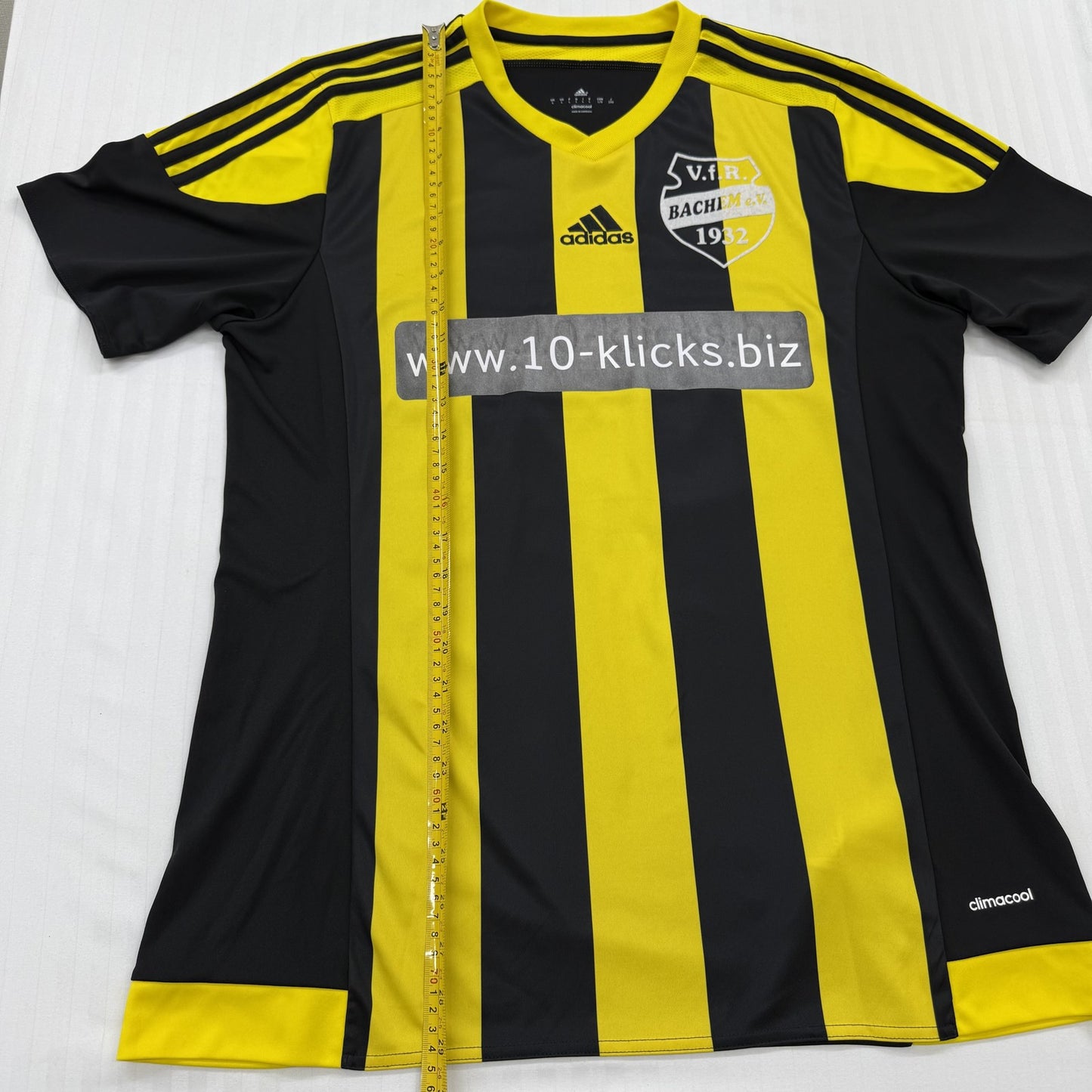 Adidas Unisex VfL Bochum Away Soccer Jersey L Black Yellow BNWT