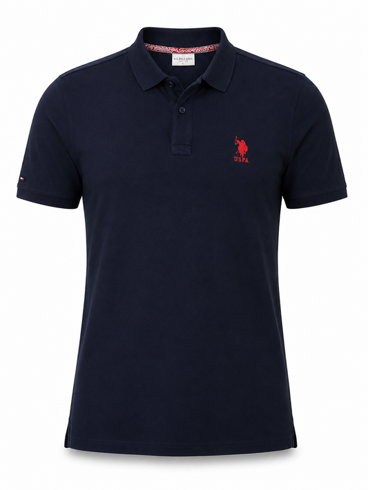 U.S. Polo Assn Men Navy Polo Shirt size M product image 2