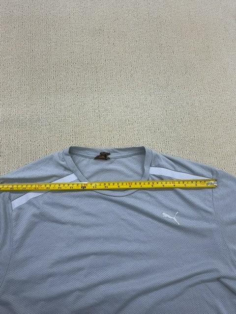 Puma Men's Gray Crew Neck Short Sleeve T-Shirt Model 51712-04