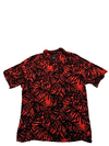 Pull&Bear Men's Red Shirt – Size L, Short Sleeve