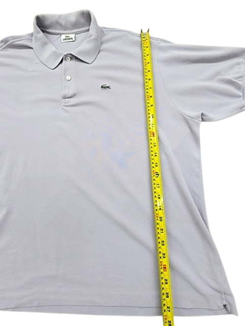 Lacoste Men's Lavender Polo Shirt Size 8 Regular Fit Cotton
