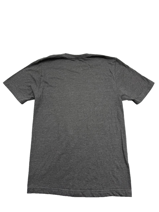 Nike Men's Gray T-Shirt – Size S, Embroidered, Short Sleeve