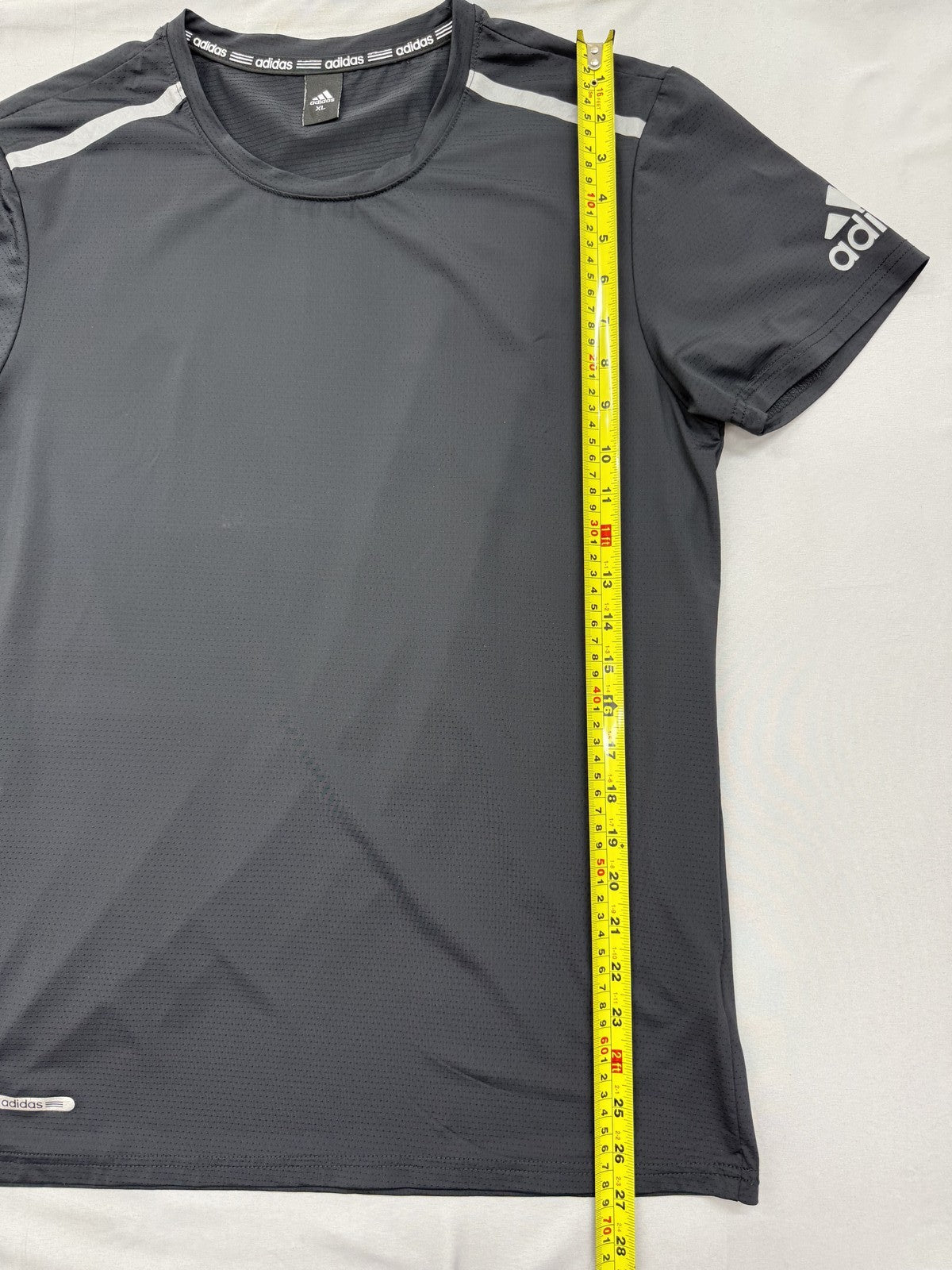 Adidas Black Men's T-Shirt XL Short Sleeve Crewneck Regular Fit