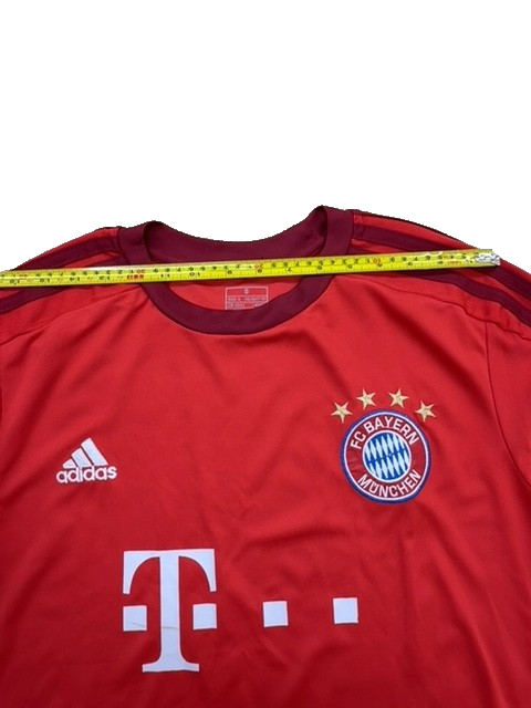 Adidas Men's Red Soccer Jersey S Short Sleeve Recycled Polyester